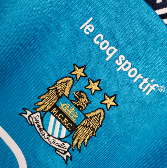 Camisa Manchester City - Retrô | 99/01 - (Casa)