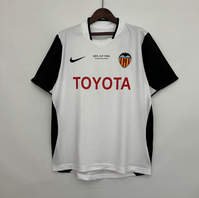 Camisa Valencia - Retrô | 03/04 - (Casa)