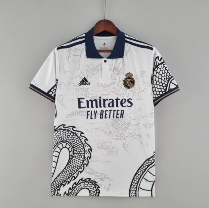 Camisa Real Madrid - Torcedor | 22/23 - Dragão Chinês Branco