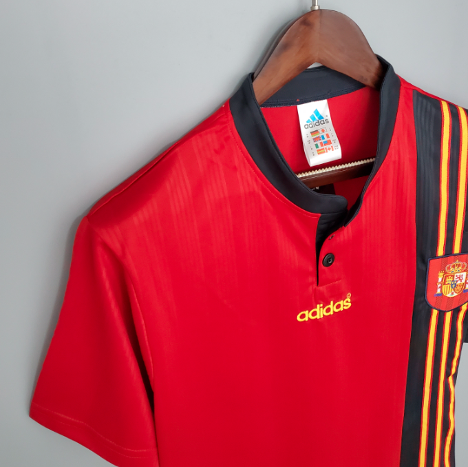 Camisa Espanha - Retrô | 1996 - (Casa)