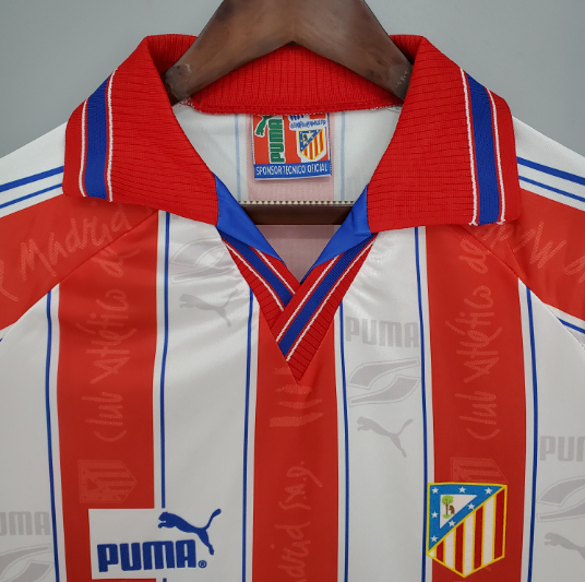 Camisa Atletico Madrid - Retrô | 96/97 - (Casa)