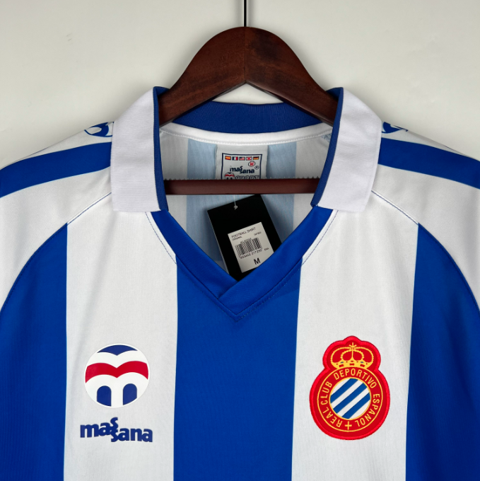 Camisa Espanyol - Retrô | 84/89 - (Casa)