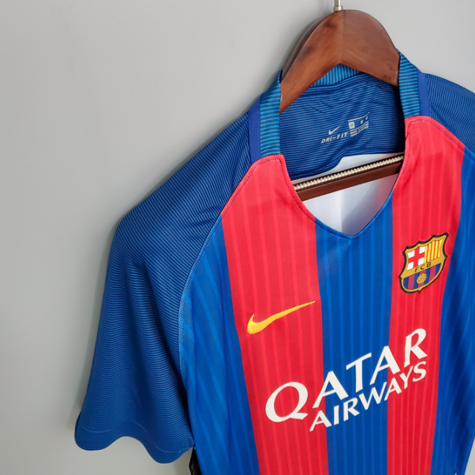 Camisa Barcelona - Retrô | 16/17 - (Casa)