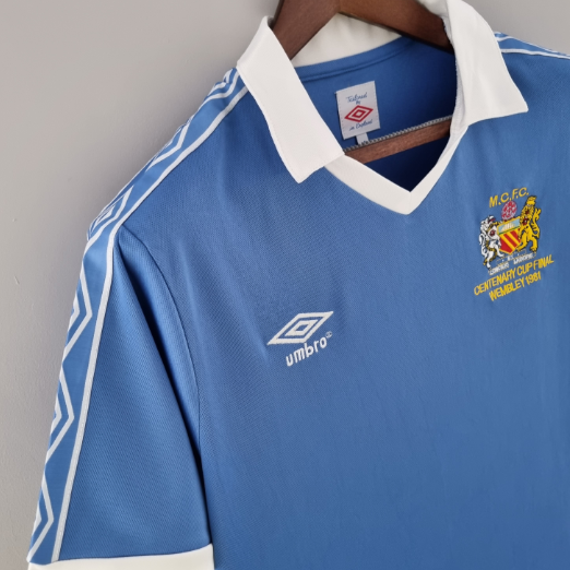 Camisa Manchester City - Retrô | 81/82 - (Casa)