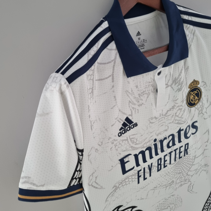 Camisa Real Madrid - Torcedor | 22/23 - Dragão Chinês Branco