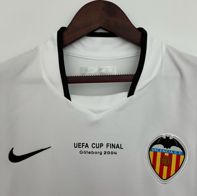 Camisa Valencia - Retrô | 03/04 - (Casa)