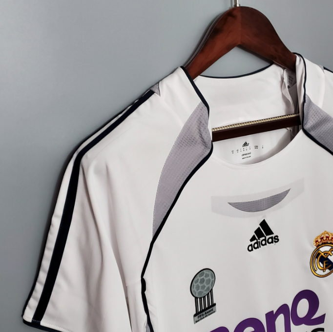 Camisa Real Madrid - Retrô | 06/07 - (Casa)