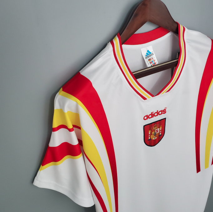 Camisa Espanha - Retrô | 1996 - (Fora)