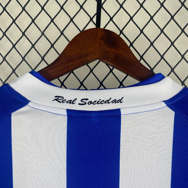 Camisa Real Sociedad - Retrô | 02/03 - (Casa)
