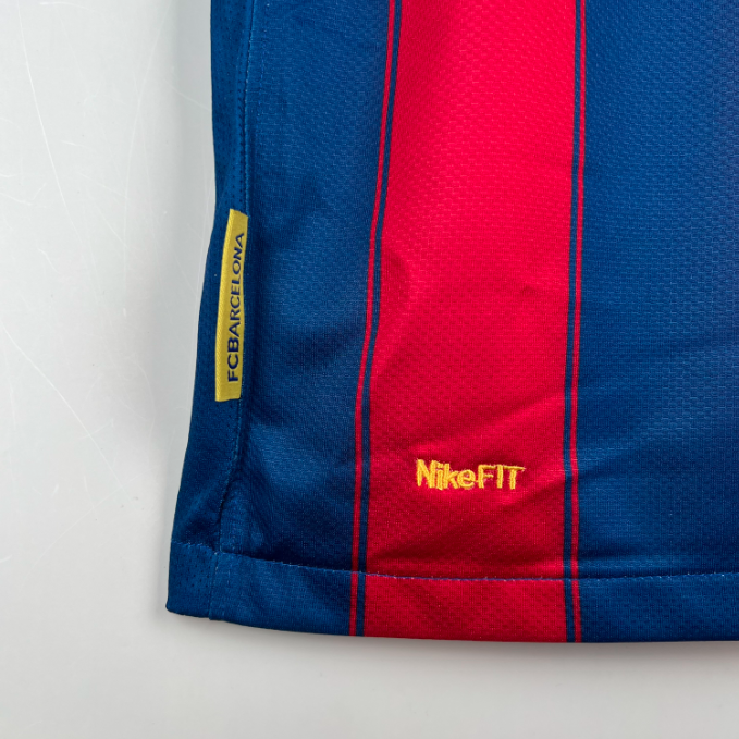 Camisa Barcelona - Retrô | 09/10 - (Casa)