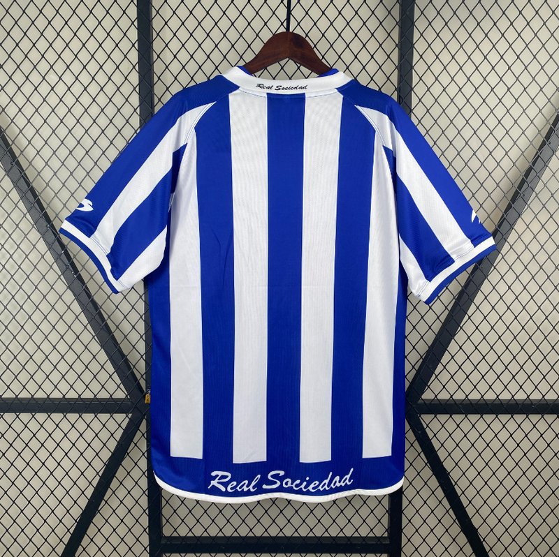 Camisa Real Sociedad - Retrô | 02/03 - (Casa)