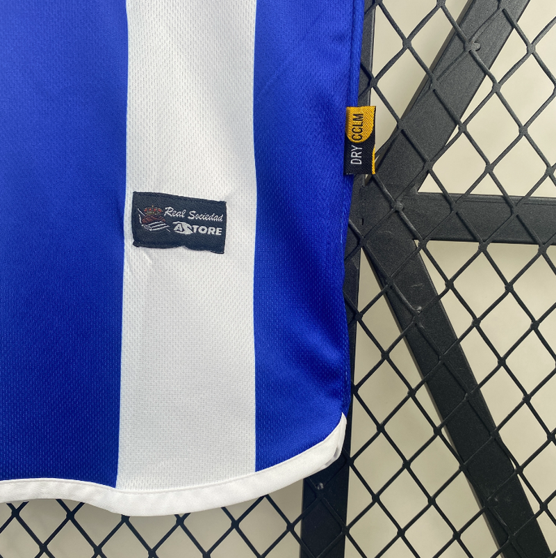 Camisa Real Sociedad - Retrô | 02/03 - (Casa)