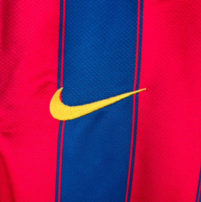 Camisa Barcelona - Retrô | 09/10 - (Casa)