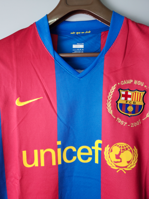 Camisa Barcelona - Retrô | 07/08 - (Casa)
