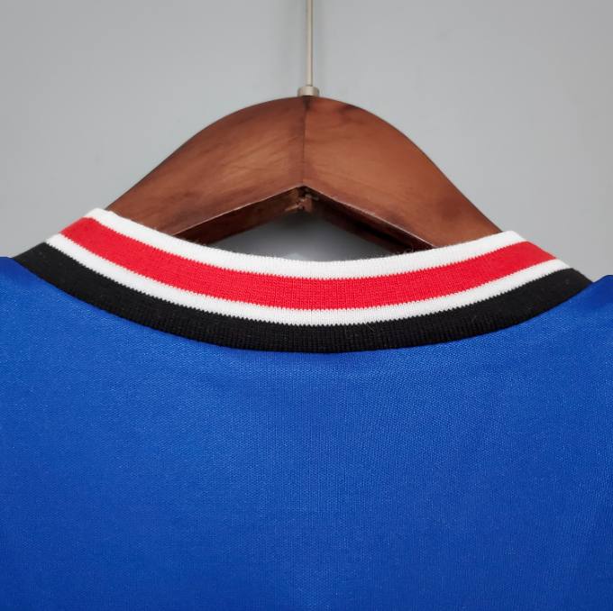 Camisa Manchester United - Retrô | 85/86 - Azul - (Fora)