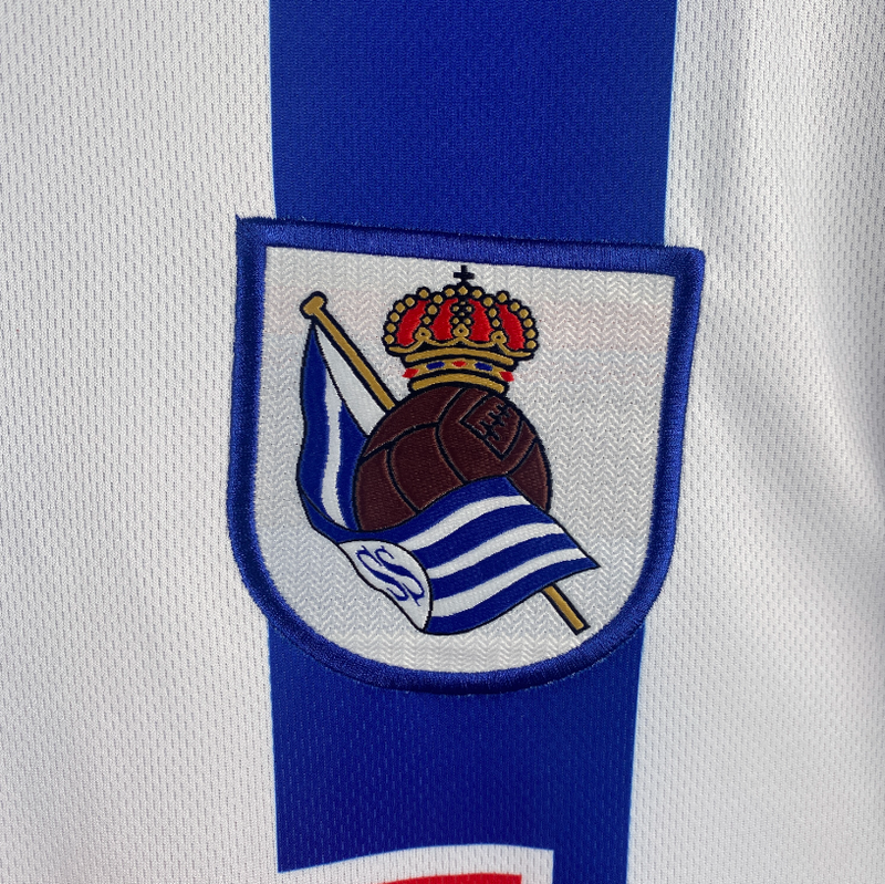 Camisa Real Sociedad - Retrô | 02/03 - (Casa)