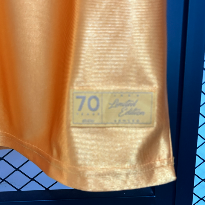 Camisa Wolves - Torcedor I 25/26 - Amarela - 70º Aniversário