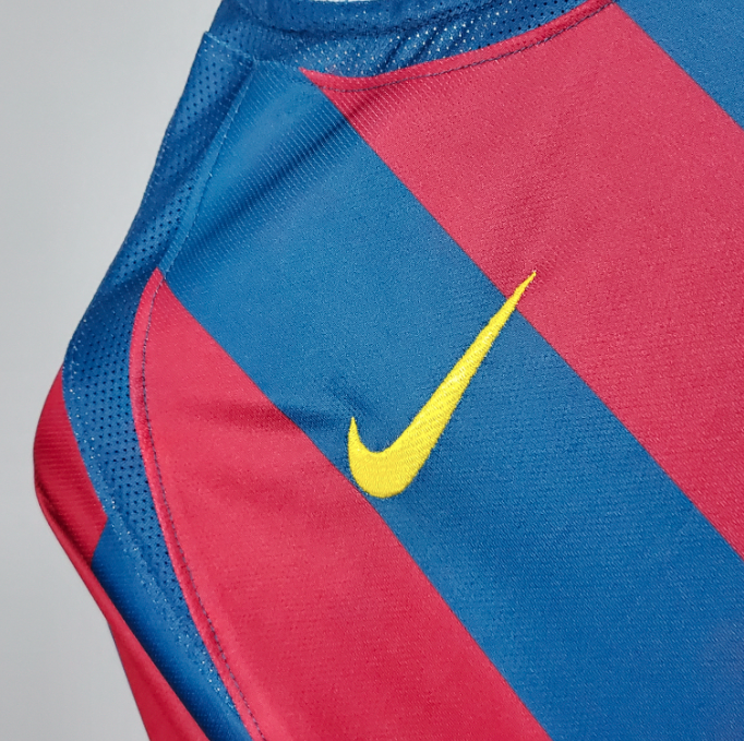 Camisa Barcelona - Retrô | 2006 - UEFA Champions League - (Casa)
