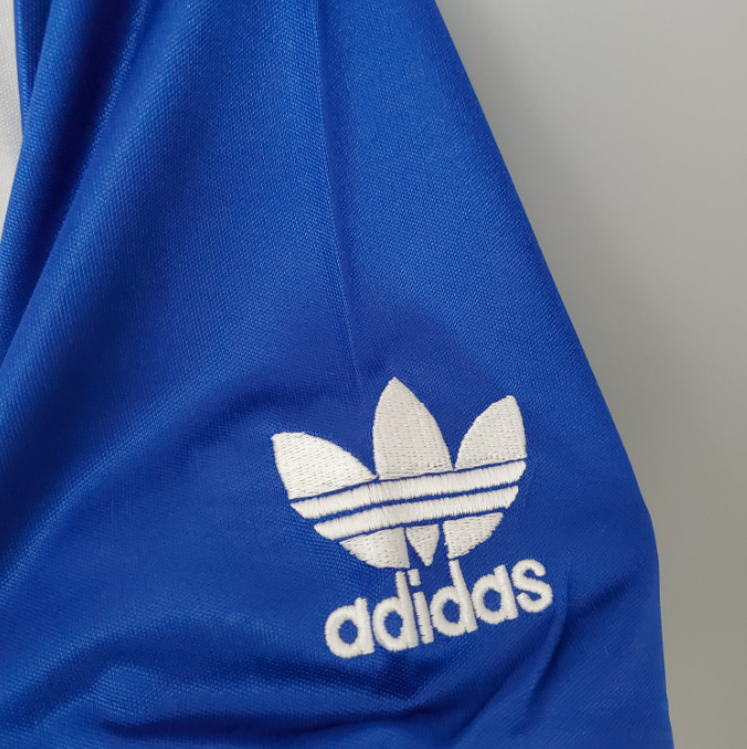 Camisa Manchester United - Retrô | 85/86 - Azul - (Fora)
