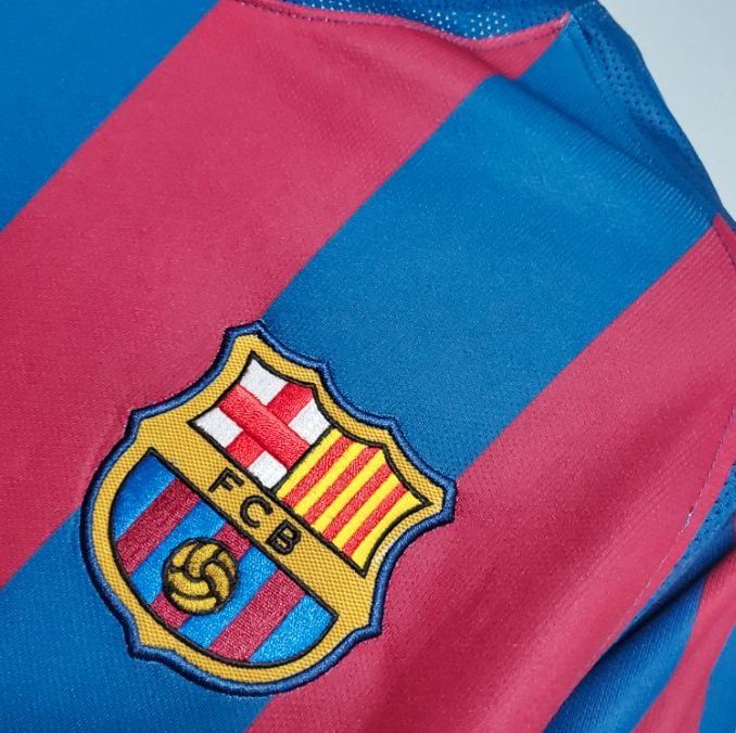 Camisa Barcelona - Retrô | 2006 - UEFA Champions League - (Casa)