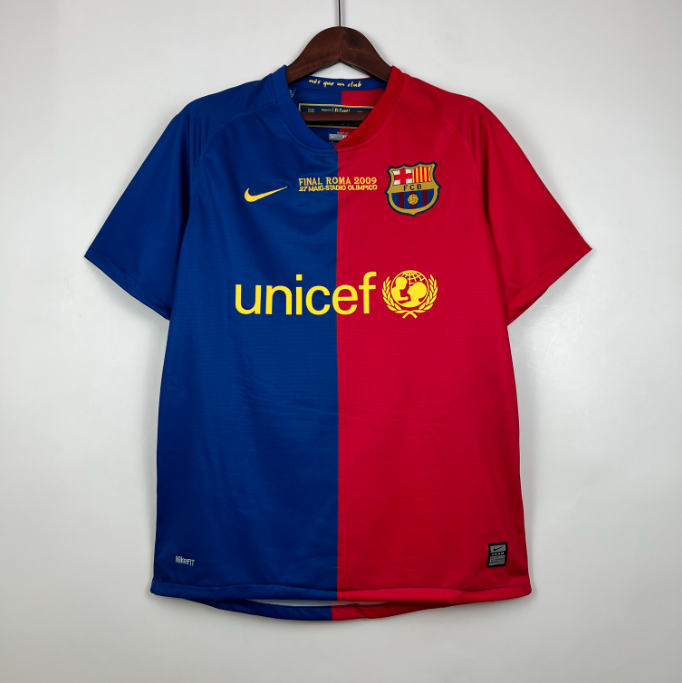 Camisa Barcelona - Retrô | 08/09 - UEFA Champions League - (Casa)