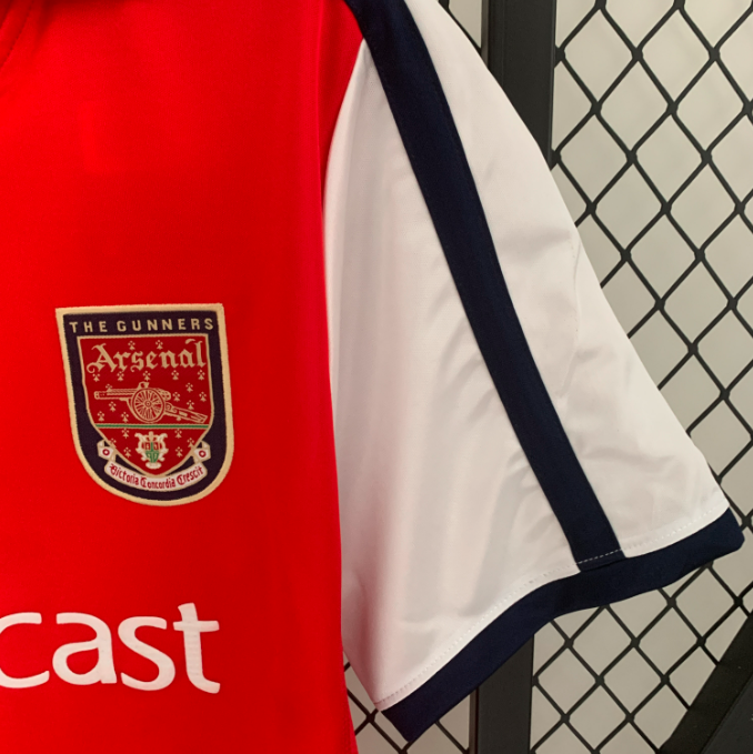 Camisa Arsenal - Retrô | 01/02 - (Casa)