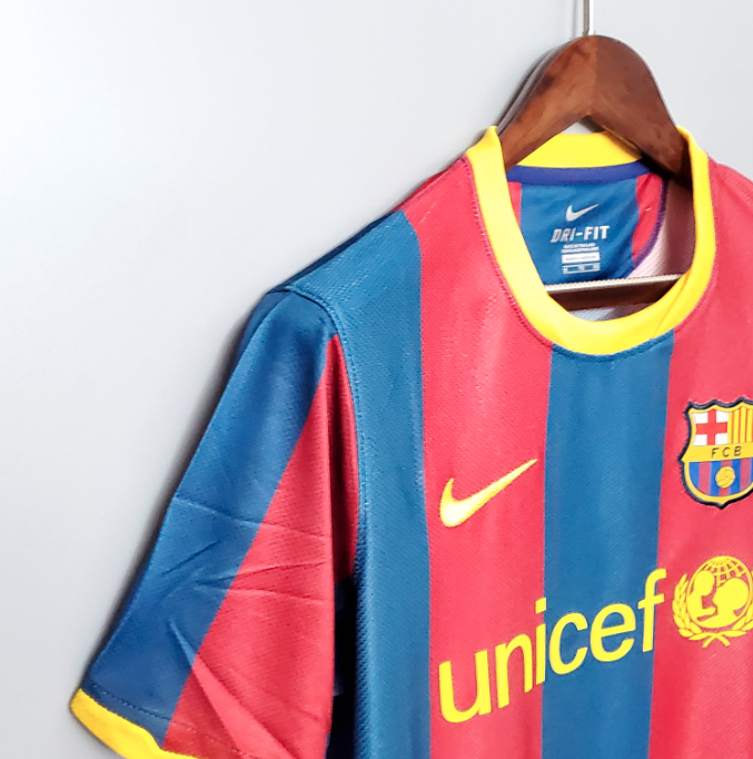 Camisa Barcelona - Retrô | 10/11 - (Casa)