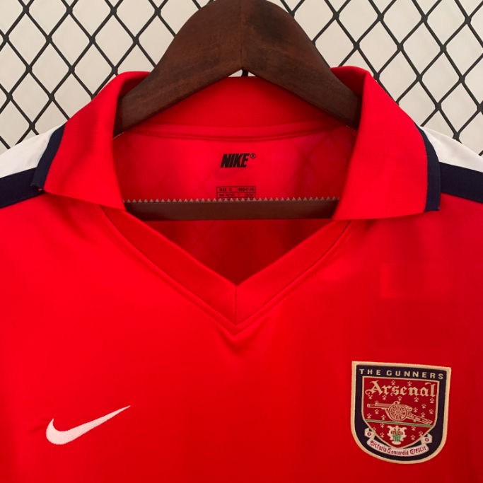 Camisa Arsenal - Retrô | 01/02 - (Casa)