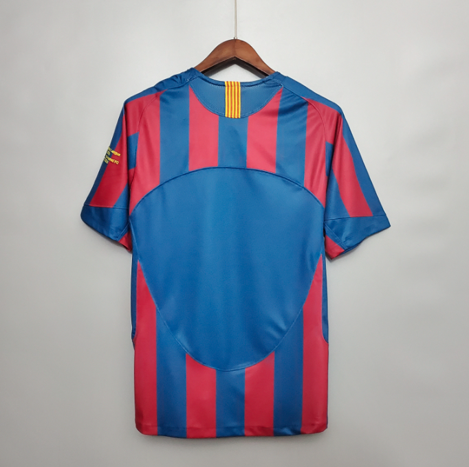 Camisa Barcelona - Retrô | 2006 - UEFA Champions League - (Casa)
