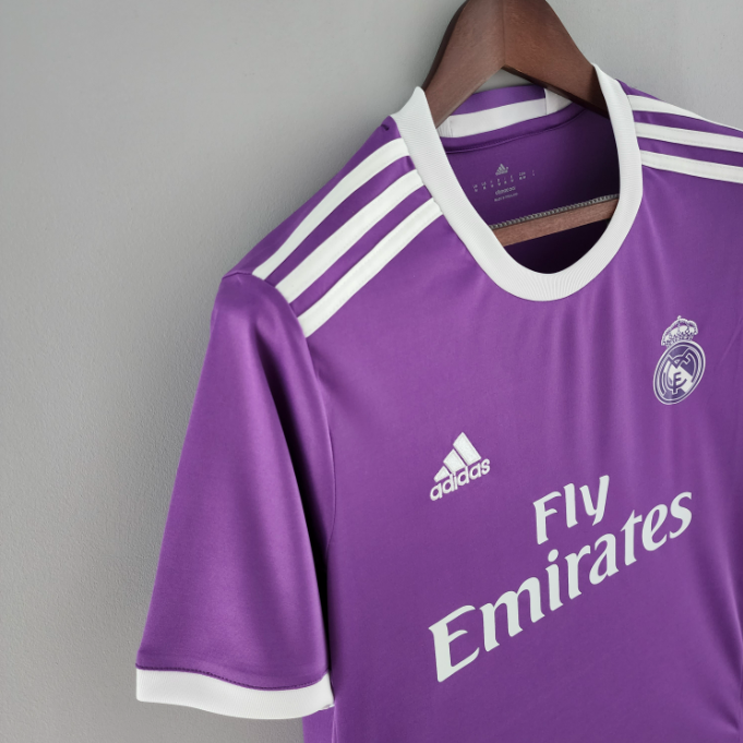 Camisa Real Madrid - Retrô | 16/17 - (Fora)