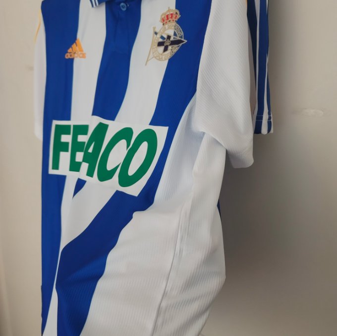 Camisa Deportivo de La Coruna - Retrô | 99/00 - (Casa)