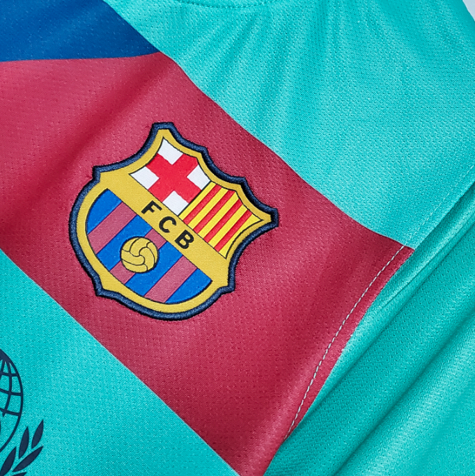 Camisa Barcelona - Retrô | 10/11 - (Fora)