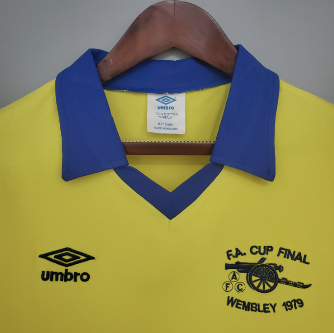 Camisa Arsenal - Retrô | 71/79 - Amarela - (Fora)