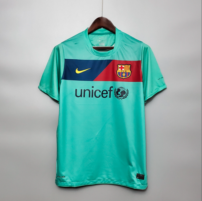 Camisa Barcelona - Retrô | 10/11 - (Fora)