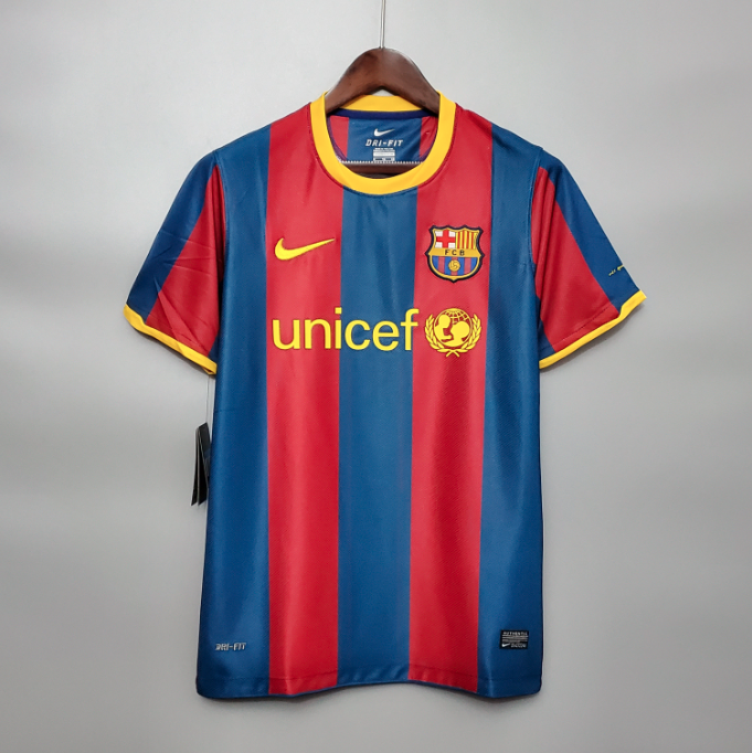 Camisa Barcelona - Retrô | 10/11 - (Casa)