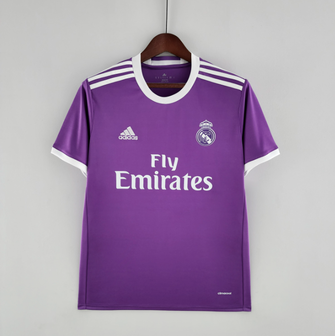 Camisa Real Madrid - Retrô | 16/17 - (Fora)