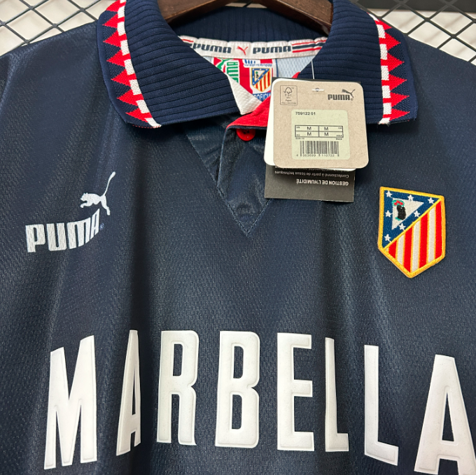 Camisa Atlético Madrid - Retrô | 97/98 - (Fora)