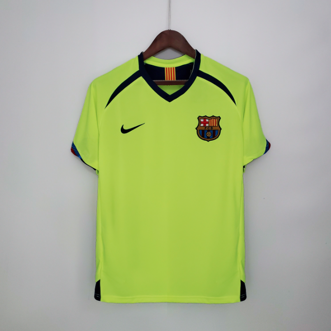 Camisa Barcelona - Retrô | 05/06 - (Fora)