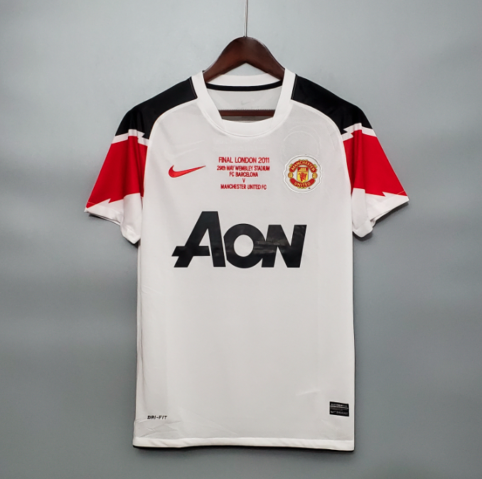 Camisa Manchester United - Retrô | 10/11 - Versão Champions League - (Fora)