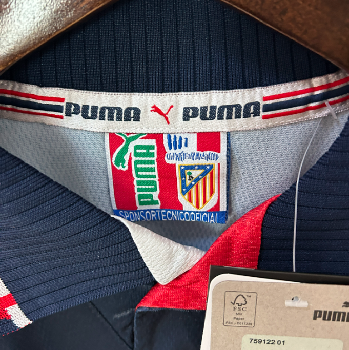 Camisa Atlético Madrid - Retrô | 97/98 - (Fora)