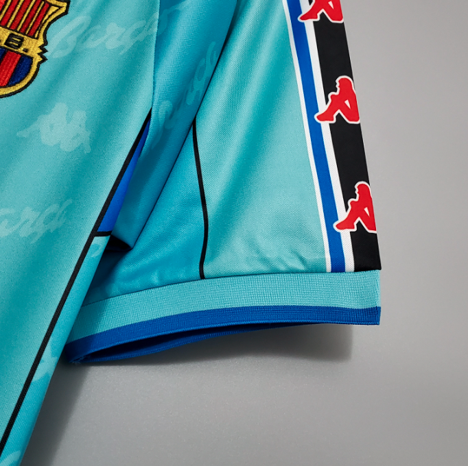 Camisa Barcelona - Retrô | 96/97 - (Fora)