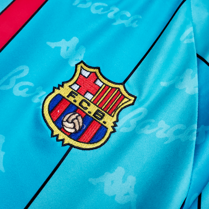 Camisa Barcelona - Retrô | 96/97 - (Fora)