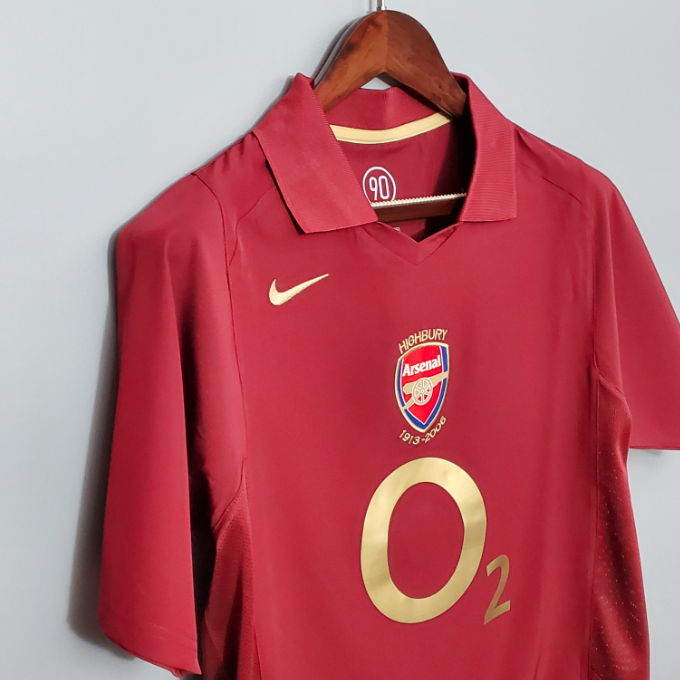 Camisa Arsenal - Retrô | 05/06 - (Casa)