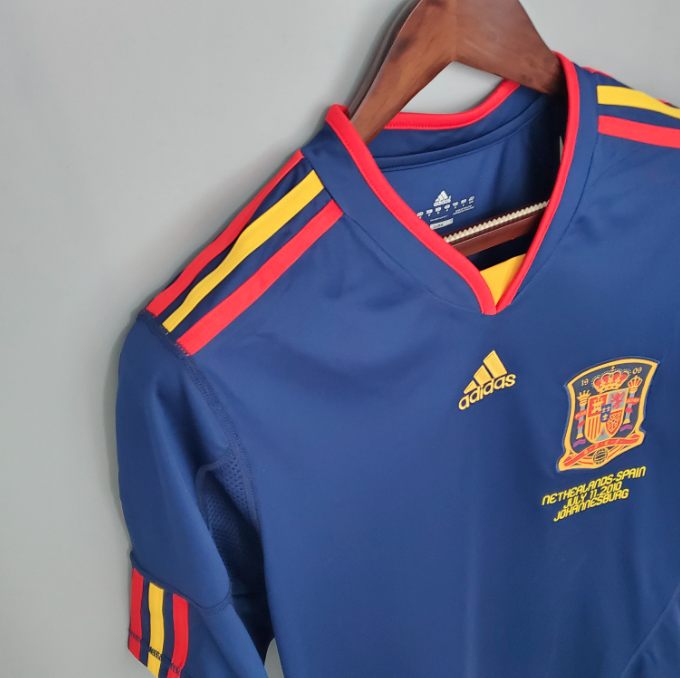 Camisa Espanha - Retrô | 2010 - (Fora)