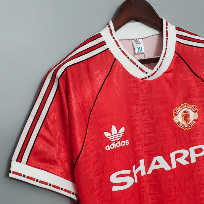 Camisa Manchester United - Retrô | 90/92 - (Casa)