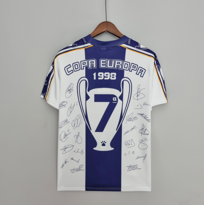 Camisa Real Madrid - Retrô | 97/98 - Edição Comemorativa