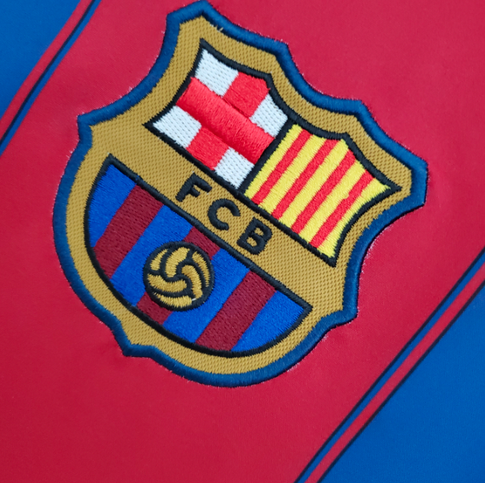 Camisa Barcelona - Retrô | 03/04 - (Casa)
