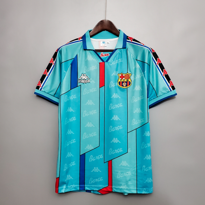 Camisa Barcelona - Retrô | 96/97 - (Fora)