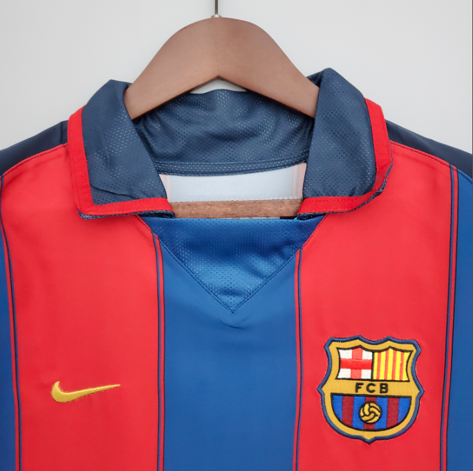 Camisa Barcelona - Retrô | 03/04 - (Casa)