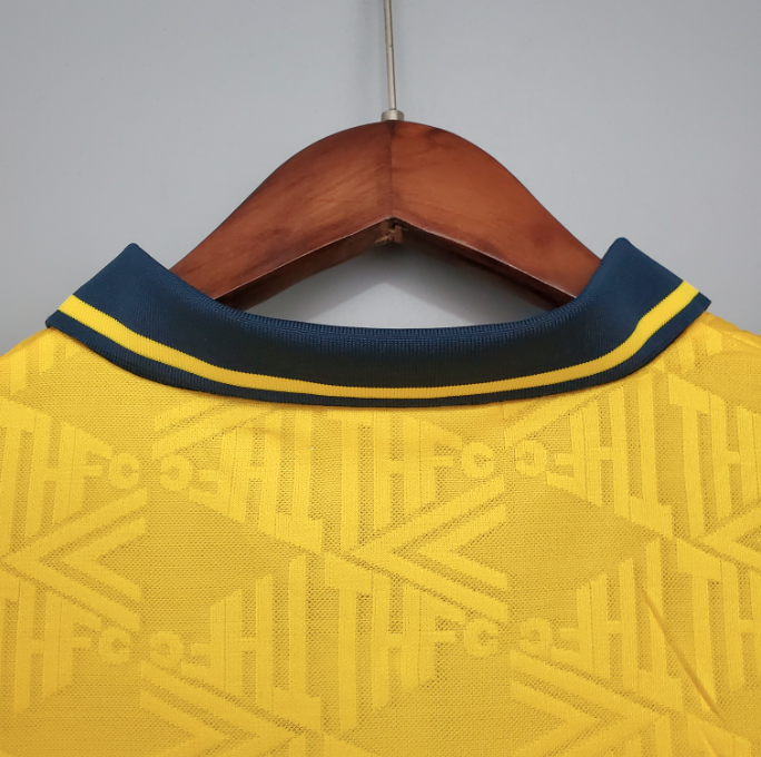 Camisa Tottenham - Retrô | 92/94 - Amarela - (Fora)